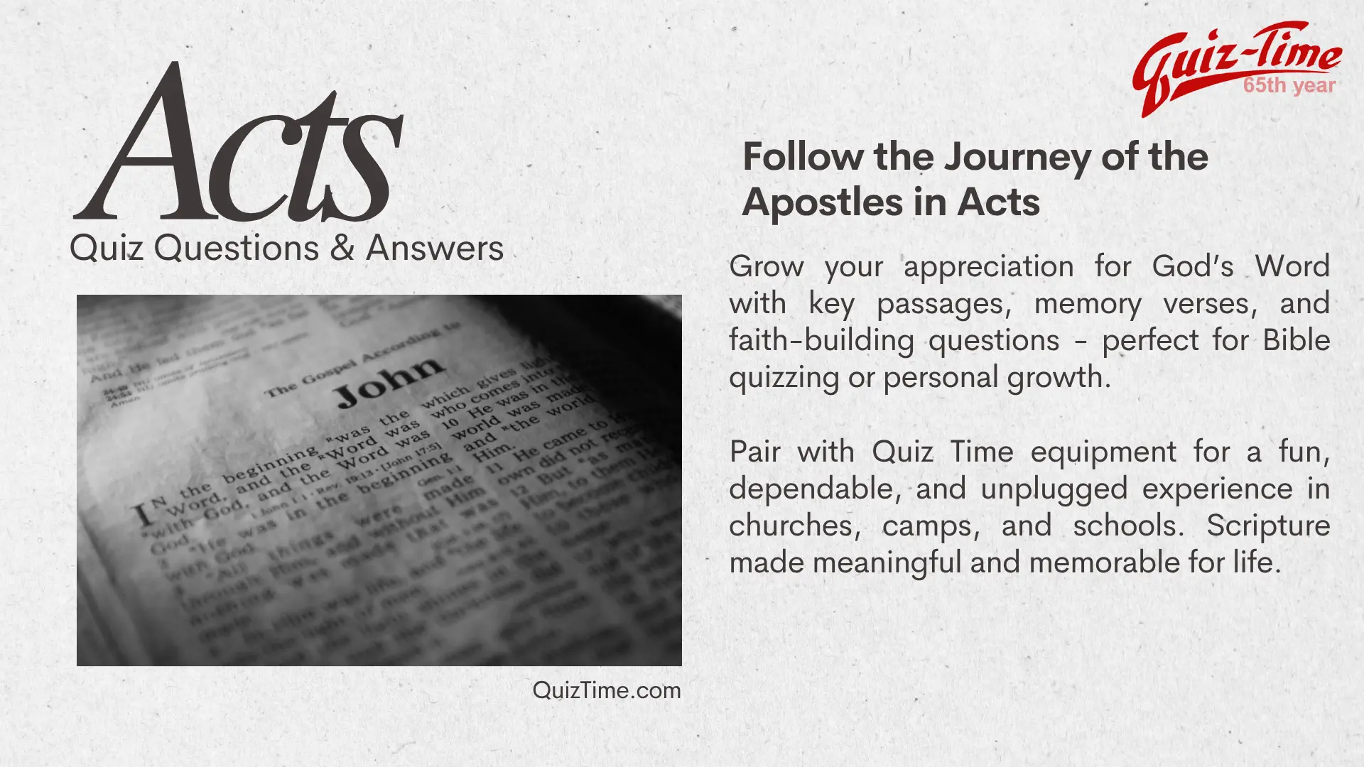 Book of Acts Bible quiz questions and answers